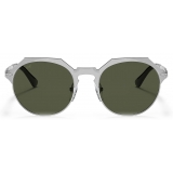 Persol - PO2488S - Brushed Silver / Green - Sunglasses - Persol Eyewear