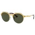 Persol - PO2488S - Brushed Gold / Green - Sunglasses - Persol Eyewear