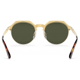 Persol - PO2488S - Brushed Gold / Green - Sunglasses - Persol Eyewear