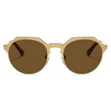 Persol - PO2488S - Oro Spazzolato / Polar Marrone - Occhiali da Sole - Persol Eyewear