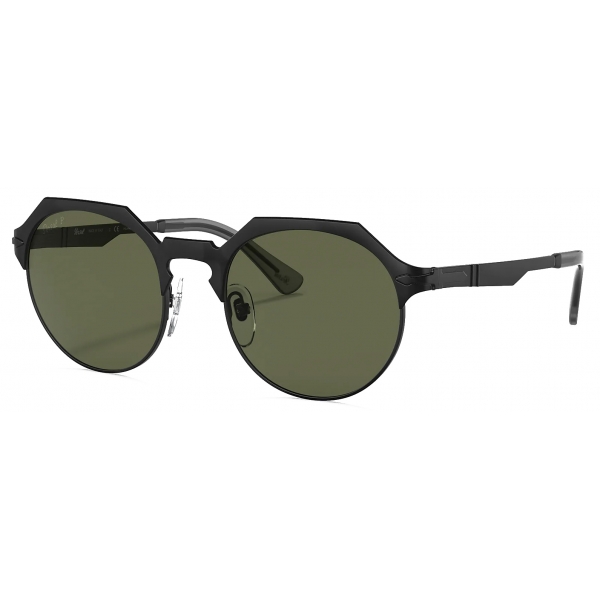 Persol - PO2488S - Black Demishiny / Polar Green - Sunglasses - Persol Eyewear