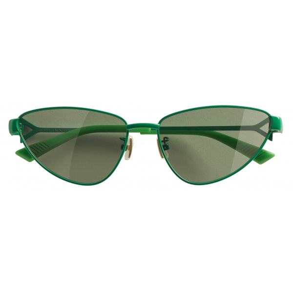 Bottega Veneta - Turn Cat-Eye Sunglasses - Green - Sunglasses - Bottega Veneta Eyewear