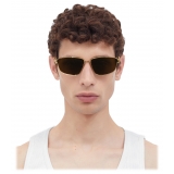 Bottega Veneta - Turn Square Sunglasses - Gold Brown - Sunglasses - Bottega Veneta Eyewear