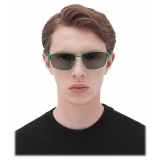 Bottega Veneta - Turn Square Sunglasses - Green - Sunglasses - Bottega Veneta Eyewear