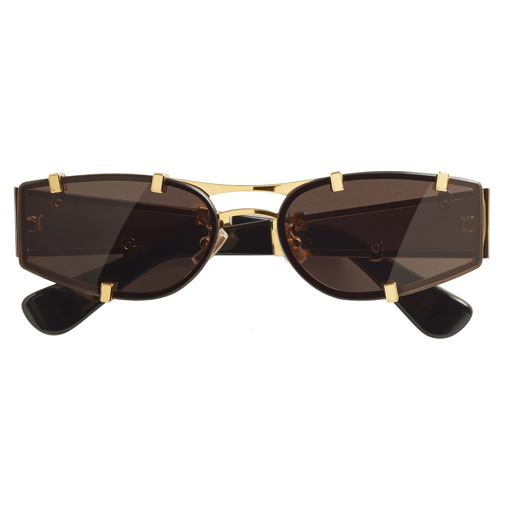 Bottega Veneta - Aviator Sunglasses - Gold - Sunglasses - Bottega Veneta  Eyewear - Avvenice