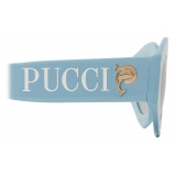 Emilio Pucci - Occhiali da Sole Cat-Eye Sirena - Azzurro - Occhiali da Sole - Emilio Pucci Eyewear