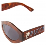 Emilio Pucci - Occhiali da Sole Cat-Eye Sirena - Havana - Occhiali da Sole - Emilio Pucci Eyewear