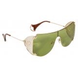 Emilio Pucci - Oversize Emilio Sunglasses - Gold Green - Sunglasses - Emilio Pucci Eyewear