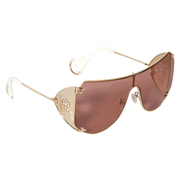 Emilio Pucci - Oversize Emilio Sunglasses - Gold Havana - Sunglasses - Emilio Pucci Eyewear