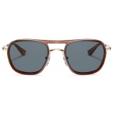 Persol - PO2484S - Terra di Siena / Light Blue - Sunglasses - Persol Eyewear