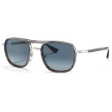 Persol - PO2484S - Striped Grey / Blue Gradient - Sunglasses - Persol Eyewear