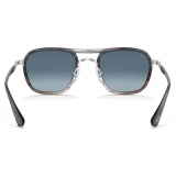 Persol - PO2484S - Striped Grey / Blue Gradient - Sunglasses - Persol Eyewear