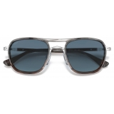 Persol - PO2484S - Striped Grey / Blue Gradient - Sunglasses - Persol Eyewear