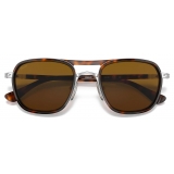 Persol - PO2484S - Gunmetal/Havana / Brown - Sunglasses - Persol Eyewear