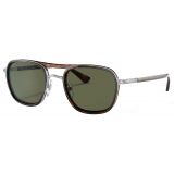 Persol - PO2484S - Gunmetal/Havana / Green Polar - Sunglasses - Persol Eyewear