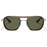 Persol - PO2484S - Gunmetal/Havana / Green Polar - Sunglasses - Persol Eyewear