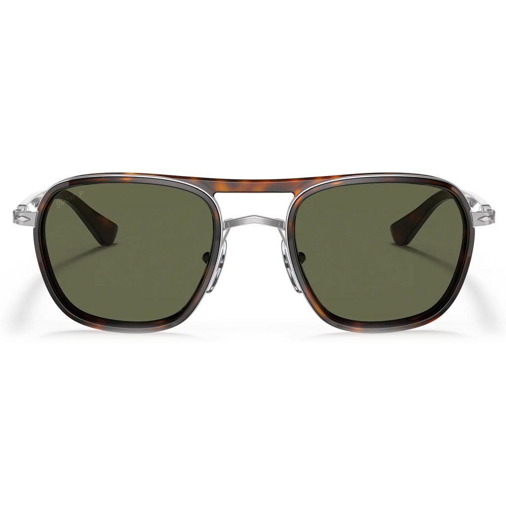 Persol - PO2484S - Gunmetal/Havana / Green Polar - Sunglasses - Persol ...