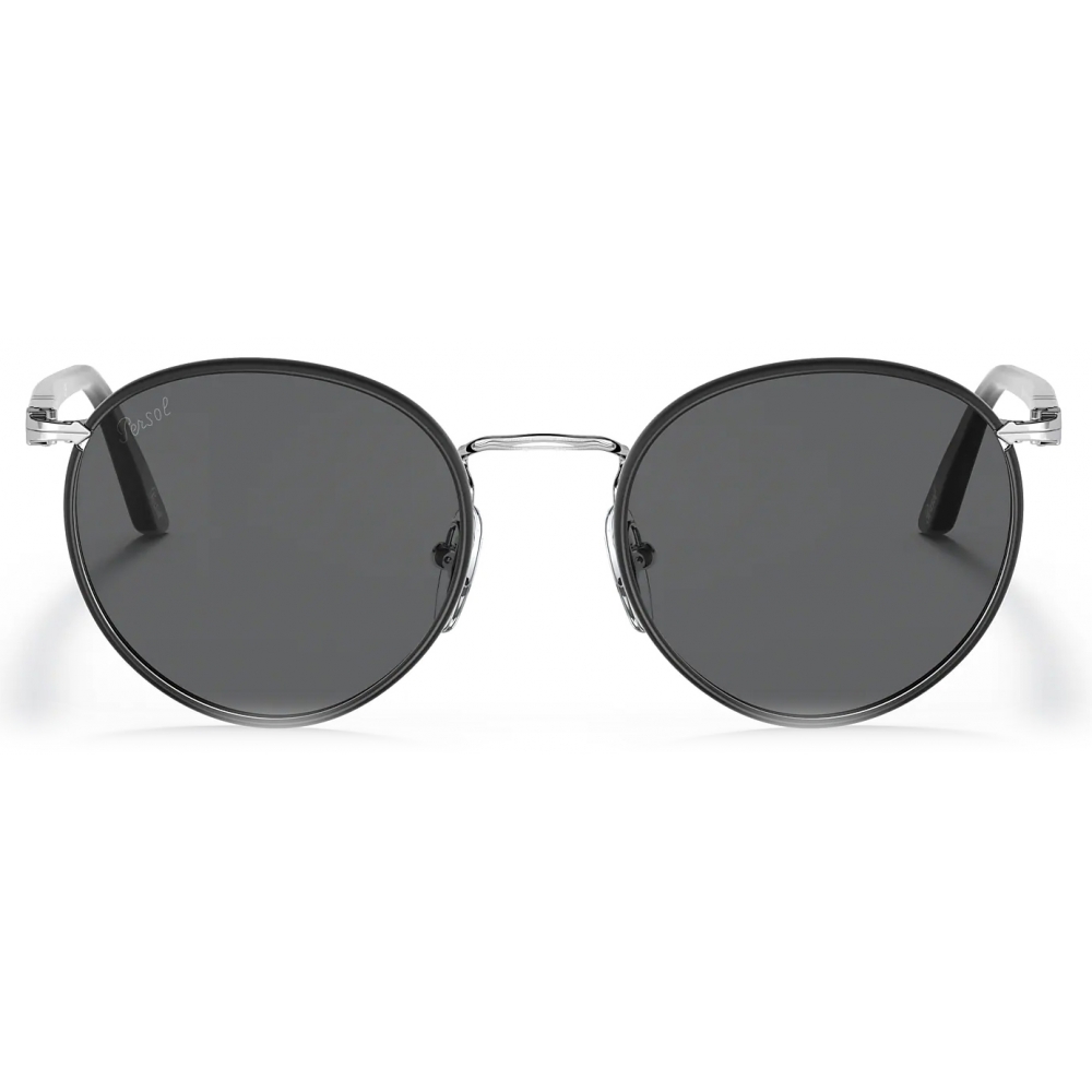 Persol - PO2422SJ - Silver/Black / Grey - Sunglasses - Persol Eyewear ...