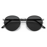 Persol - PO2422SJ - Silver/Black / Grey - Sunglasses - Persol Eyewear