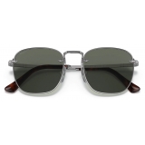 Persol - PO2490S - Gunmetal / Polar Green - Sunglasses - Persol Eyewear