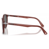 Persol - PO3152S - Exclusive - Red Burnt Transparent / Dark Grey - Sunglasses - Persol Eyewear