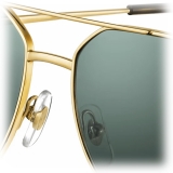 Cartier - Pilota - Oro Lenti Verdi Polarrizate - Signature C de Cartier Collection - Occhiali da Sole - Cartier Eyewear