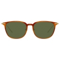 Linda Farrow - Linear Wright C11 Rectangular Sunglasses in Casetto - LF07C11SUN - Linda Farrow Eyewear