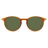 Linda Farrow - Occhiali da Sole Ovale Linear Chevron C8 in Casetto - LF08C8SUN - Linda Farrow Eyewear