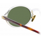 Linda Farrow - Linear Eaves C8 Oval Sunglasses in Clear - LF11C8SUN - Linda Farrow Eyewear