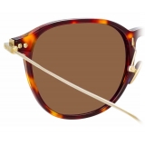 Linda Farrow - Linear Meier A C10 D-Frame Sunglasses in Tortoiseshell - LF16AC10SUN - Linda Farrow Eyewear