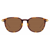 Linda Farrow - Linear Meier C10 D-Frame Sunglasses in Tortoiseshell - LF16C10SUN - Linda Farrow Eyewear