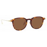 Linda Farrow - Linear Meier C10 D-Frame Sunglasses in Tortoiseshell - LF16C10SUN - Linda Farrow Eyewear