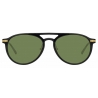 Linda Farrow - Linear Ando A C5 Aviator Sunglasses in Black - LF23AC5SUN - Linda Farrow Eyewear