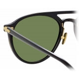 Linda Farrow - Linear Ando A C5 Aviator Sunglasses in Black - LF23AC5SUN - Linda Farrow Eyewear