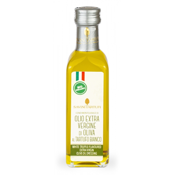 Savini Tartufi - White Truffle Organic Extra Virgin Olive Oil - Tartufai Bio - Organic Truffle Line - Excellence - 100 ml