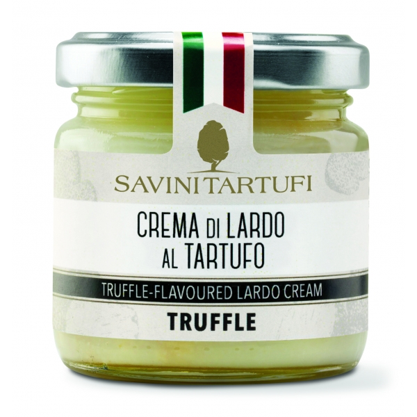 Savini Tartufi - Crema di Lardo al Tartufo - Linea Tricolore - Eccellenze al Tartufo - 80 g
