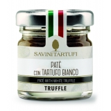 Savini Tartufi - Patè di Tartufo Bianco e Bianchetto - Linea Tricolore - Eccellenze al Tartufo - 30 g