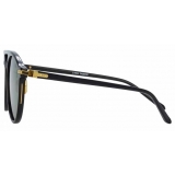 Linda Farrow - Linear Ando C5 Aviator Sunglasses in Black - LF23C5SUN - Linda Farrow Eyewear