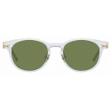 Linda Farrow - Linear Bay C10 D-Frame Sunglasses in Clear - LF25C10SUN - Linda Farrow Eyewear