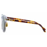 Linda Farrow - Linear Bay C10 D-Frame Sunglasses in Clear - LF25C10SUN - Linda Farrow Eyewear