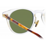 Linda Farrow - Linear Bay C10 D-Frame Sunglasses in Clear - LF25C10SUN - Linda Farrow Eyewear