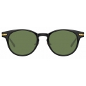 Linda Farrow - Linear Bay C7 D-Frame Sunglasses in Black - LF25C7SUN - Linda Farrow Eyewear