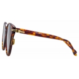 Linda Farrow - Linear Arch A C8 Cat-Eye Sunglasses in Tortoiseshell - LF26AC8SUN - Linda Farrow Eyewear