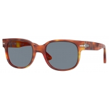 Persol - PO3257S - Terra di Siena / Light Blue - Sunglasses - Persol Eyewear