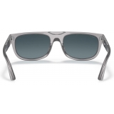 Persol - PO3271S - Exclusive - Transparent Grey / Polarized Light Blue Gradient - Sunglasses - Persol Eyewear