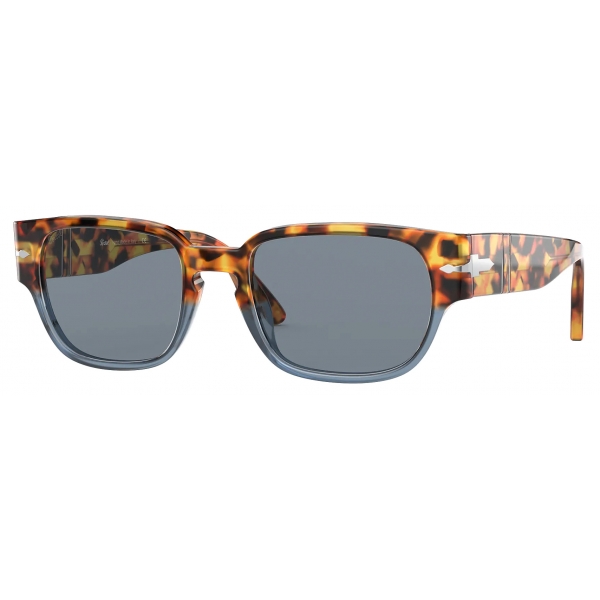 Persol - PO3245S - Brown Tortoise-Opal Blue / Light Blue - Sunglasses - Persol Eyewear