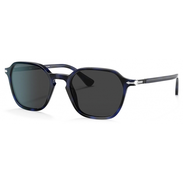 Persol - PO3256S - Blue / Polarized Black - Sunglasses - Persol Eyewear