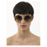 Chloé - Celeste Sunglasses in Metal - Khaki Gold Green - Chloé Eyewear