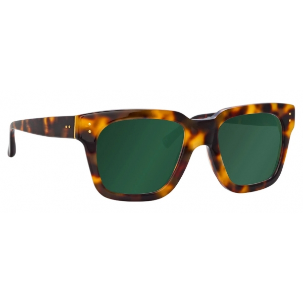 Linda Farrow - Max C95 D-Frame Sunglasses in Tortoiseshell - LFL71C95SUN - Linda Farrow Eyewear