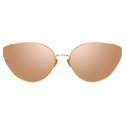 Linda Farrow - Liv Cat-Eye Sunglasses in Rose Gold - LFL1029C3SUN - Linda Farrow Eyewear